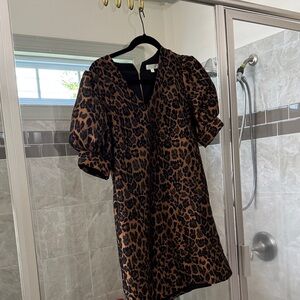 Jade melody tan Leopard Print Dress size XS
